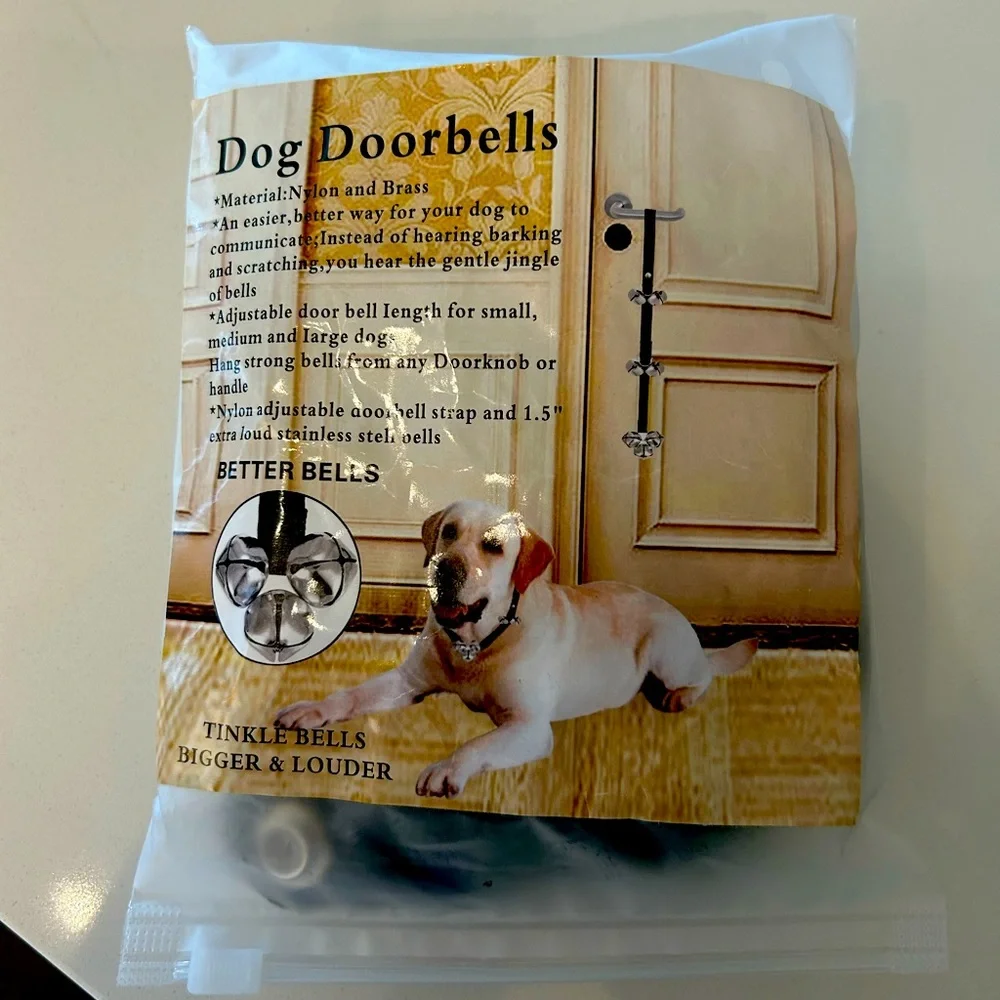 Brand new unopened- dog doorbells for potty training